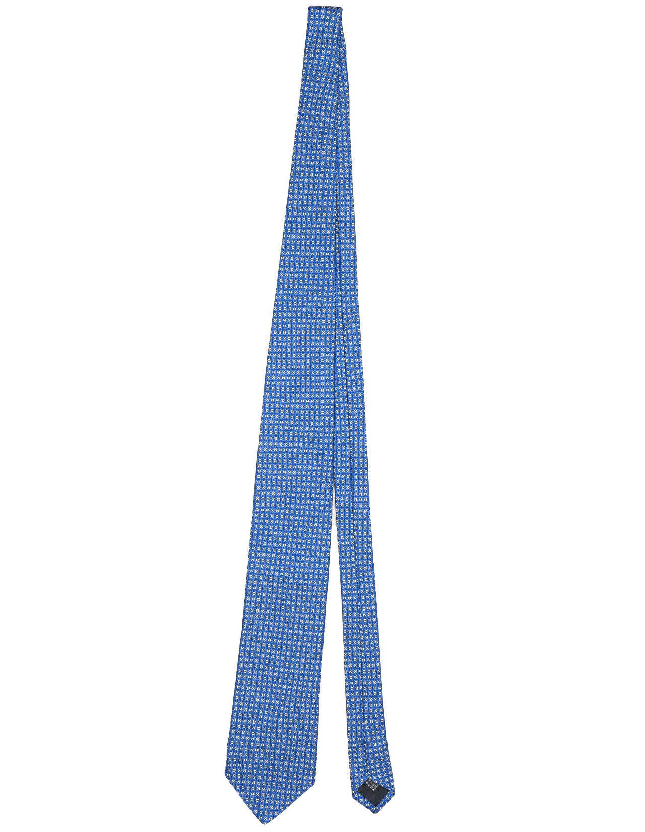 Cesare Attolini Krawatte in blau mit feinem Blumenmuster