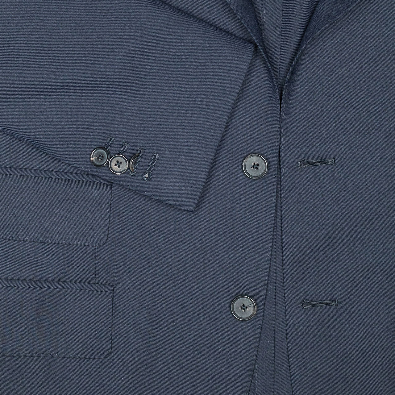 Caruso Anzug in dunkelblau aus "Superfine 150'S" Wolle