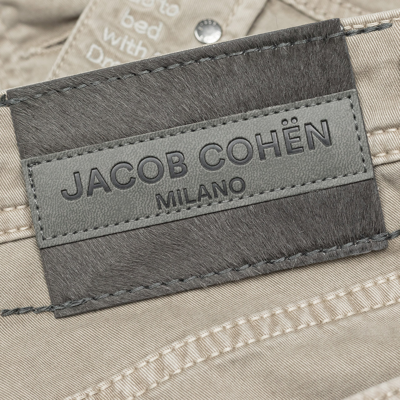 Jacob Cohen Baumwollhose BARD "Rare Luxury" in graubeige
