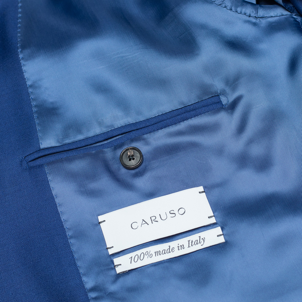 Caruso Anzug in napoliblau aus "Connaisseur Superfine 130'S" Wolle