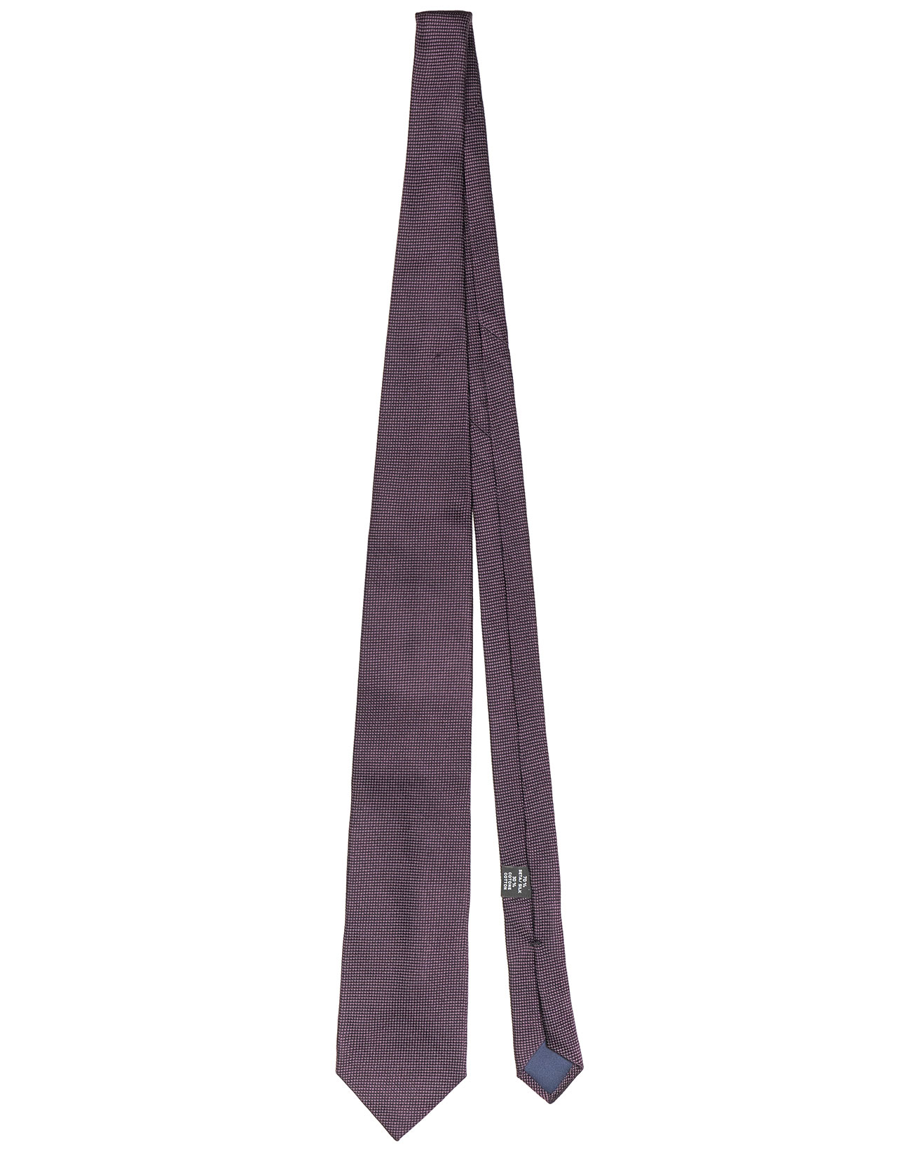 Cesare Attolini Krawatte in purpurviolett mit Struktur