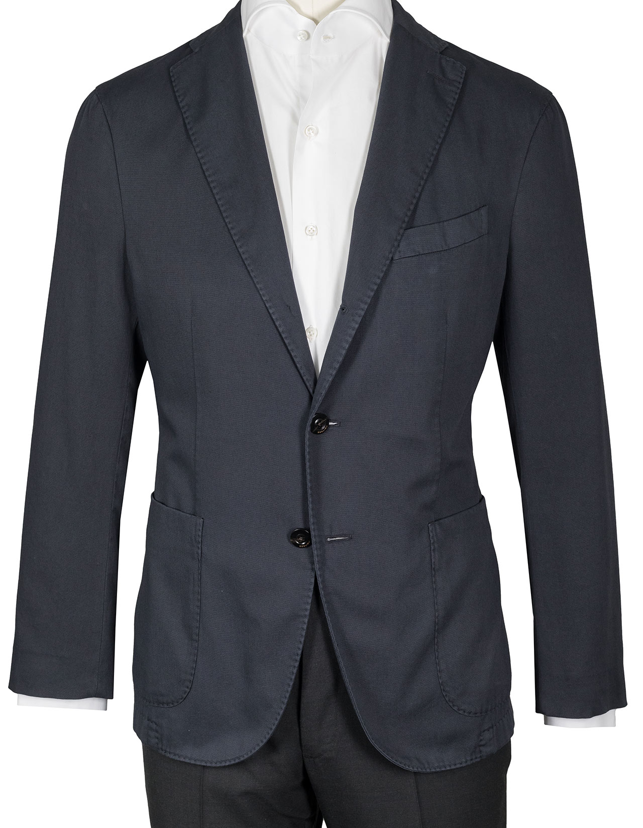 Boglioli Sakko "K-Jacket" in dunkelblau aus Baumwolle 