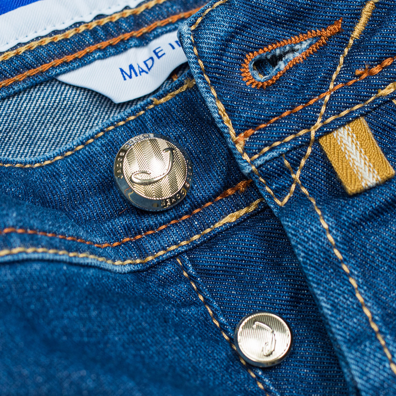 Jacob Cohen Jeans BARD "Premium Edition Denim" in blau leicht verwaschen