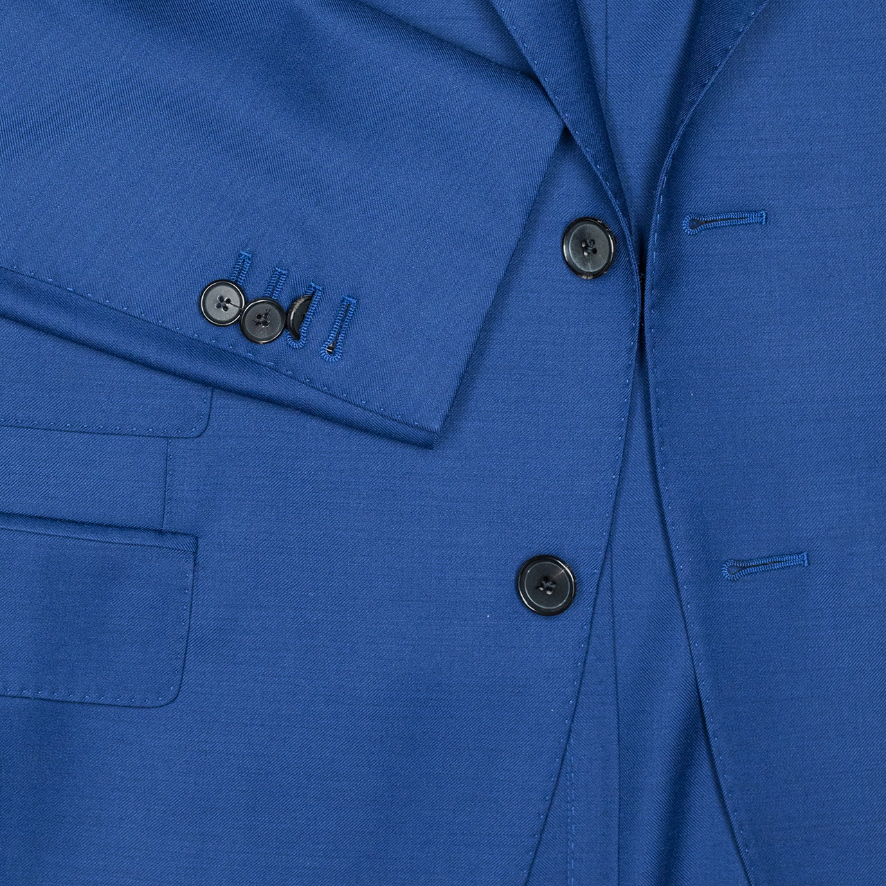 Caruso Anzug in napoliblau aus "Connaisseur Superfine 130'S" Wolle