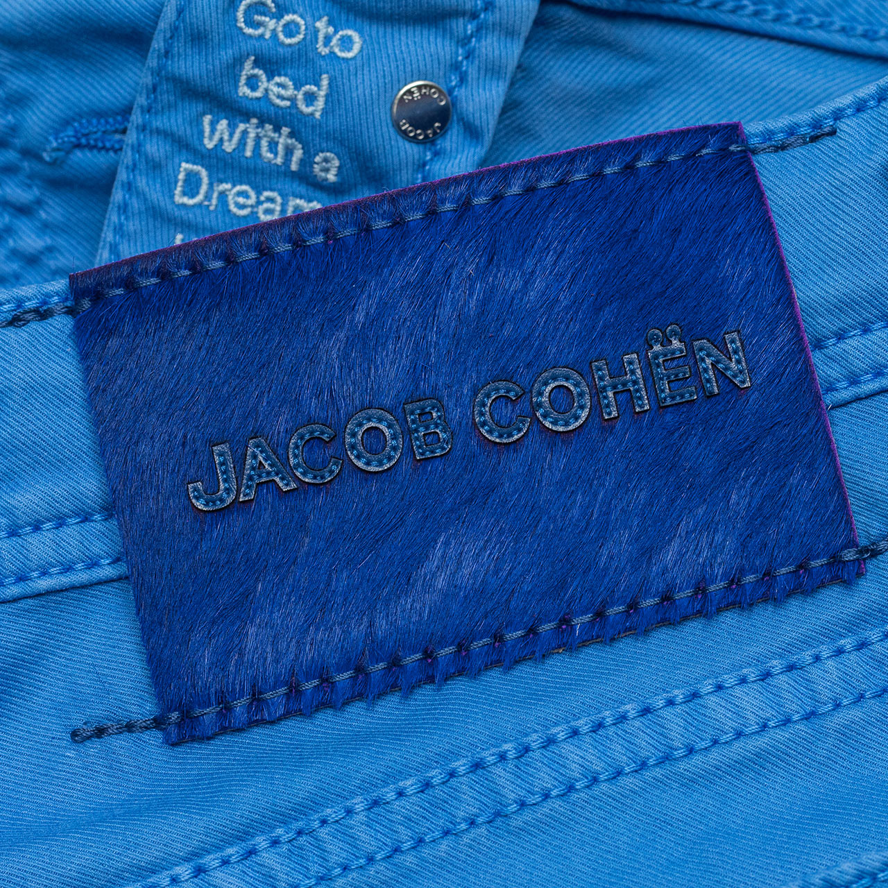Jacob Cohen Baumwollhose BARD "Rare Luxury" in himmelblau